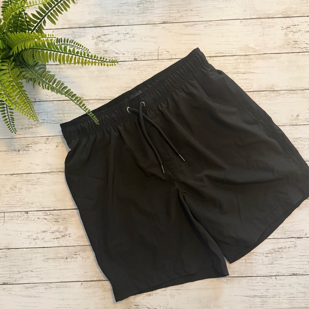 IslandHaze - Lavana Black Swim Shorts / Volley Trunks – XL